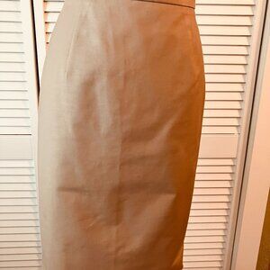 Tan Pencil Shirt Michal Kors